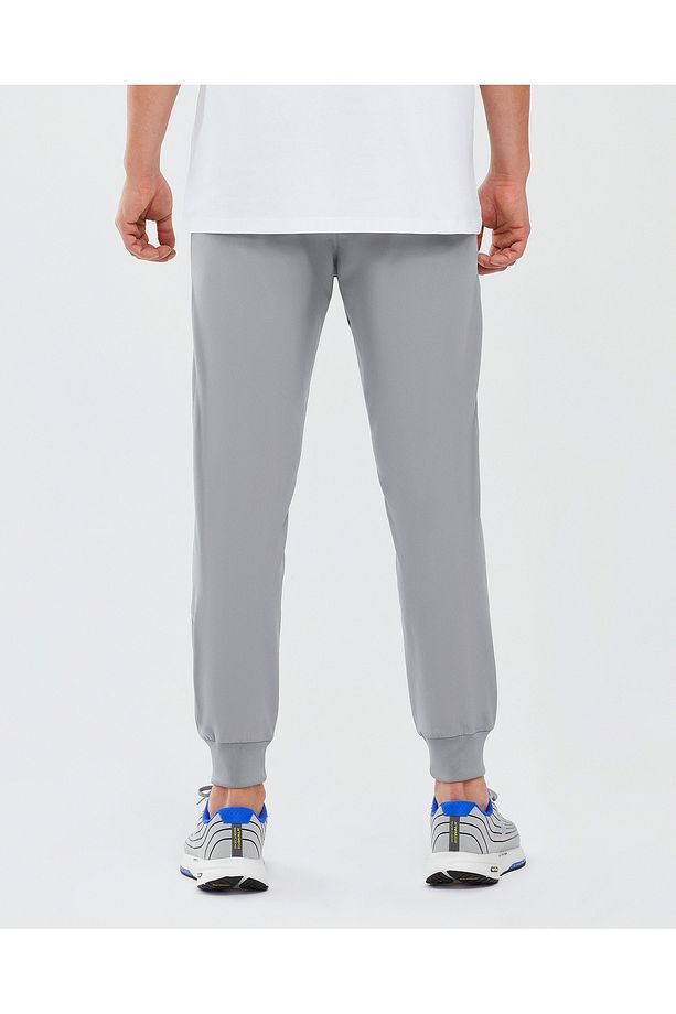 M Micro Collection Side Zipped Jogger Pant Erkek Gri Eşofman Altı S211809-035 - 3