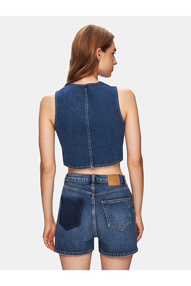 Carılla Denım Yelek - 3