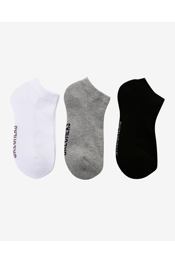 U 3 Pack Padded Low Cut Sock Unisex Çok Renkli Çorap S221512-971 - 1