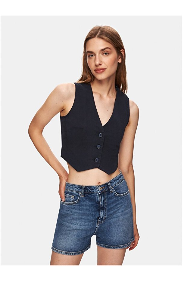 Carılla Denım Yelek - 2