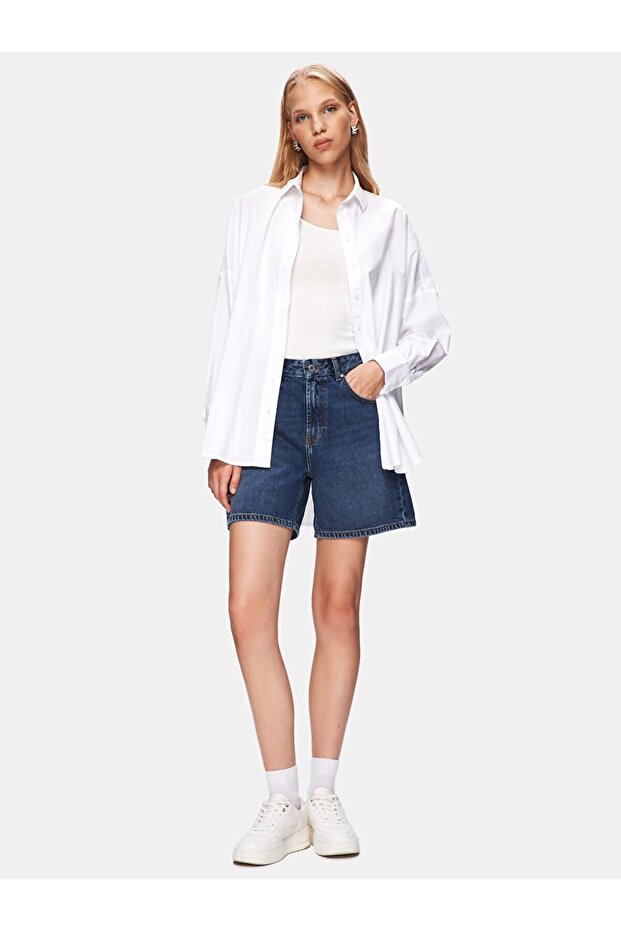 Lızzıe Regular Jean Şort - 1