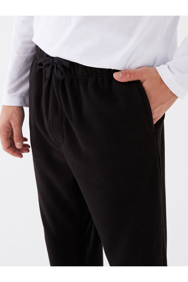 Lcwk Standart Kalıp Polar Erkek Pijama Altı - 2