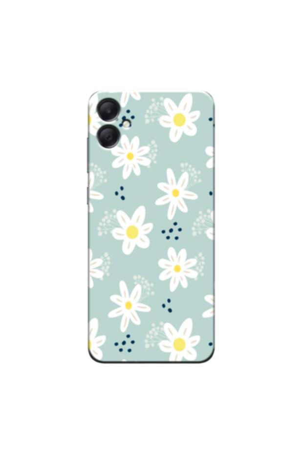 Samsung Galaxy A05 Compatible Case Spring Flowers 10 Silicone Case (Printed)