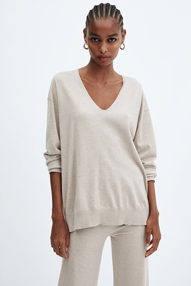 Knitted wideleg trousers - 5