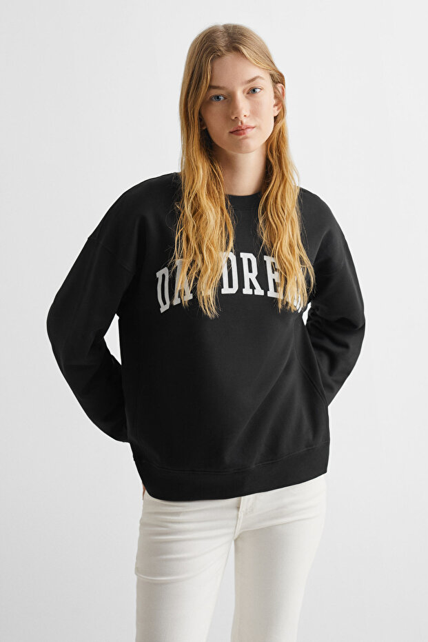 Printed message sweatshirt - 2