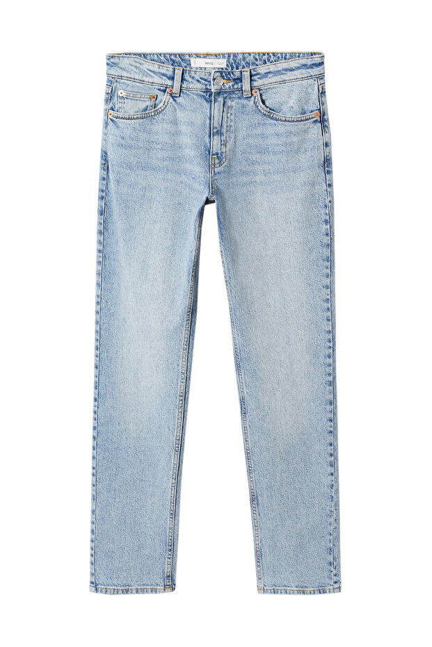 Medium-comfort straight jeans - 4