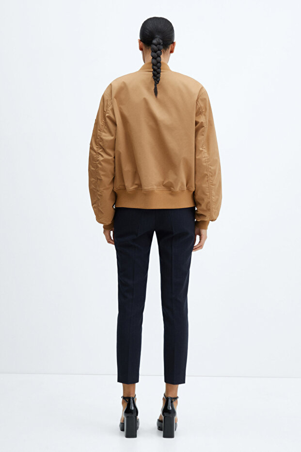 Oversized Bomber Jacket - 9