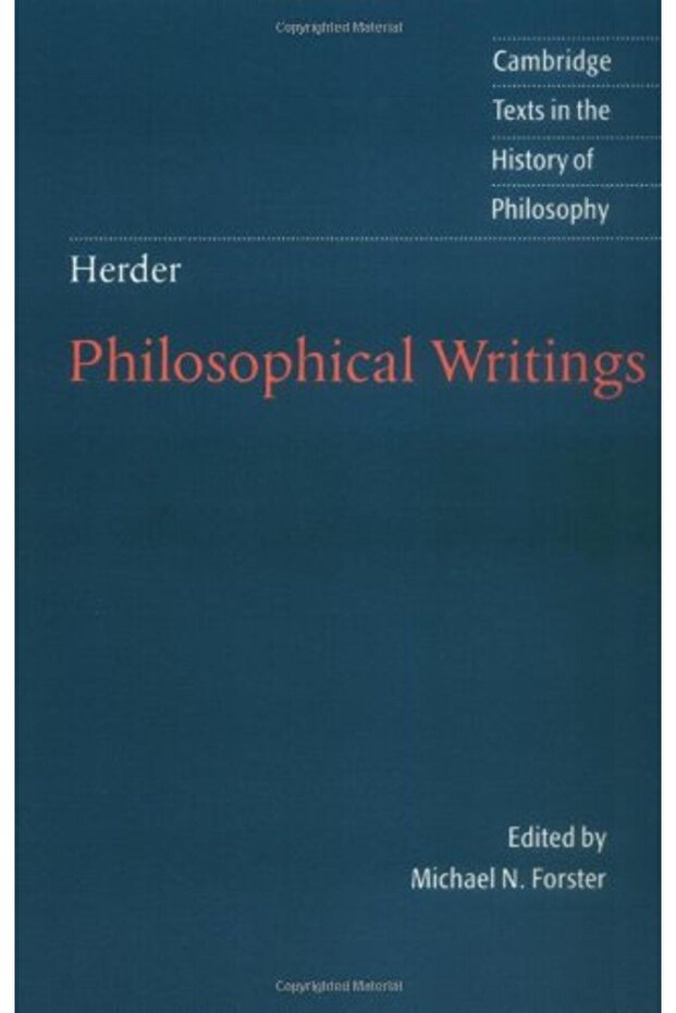 Herder Philosophical Writings