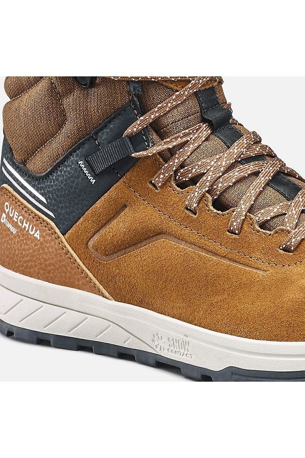 Quechua Çocuk Bağcıklı Kar Botu - Deri - Sh100 Warm - 6