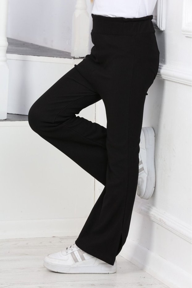 Flared Leg Girls' Trousers Minah-06050001