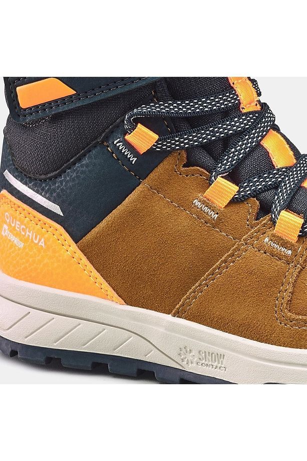 Quechua Çocuk Cırt Cırtlı Kar Botu - Deri - Sh100 Warm - 6