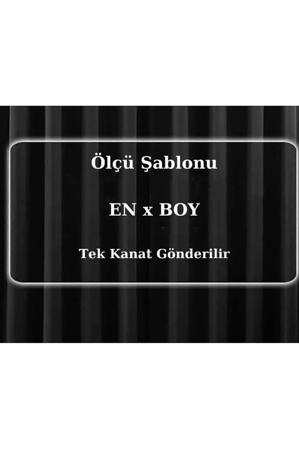 Lüks 1. Sınıf Özel Dikim  Blackout Işık Geçirmez Fon Perde Ekstraforlu Karartma - 4