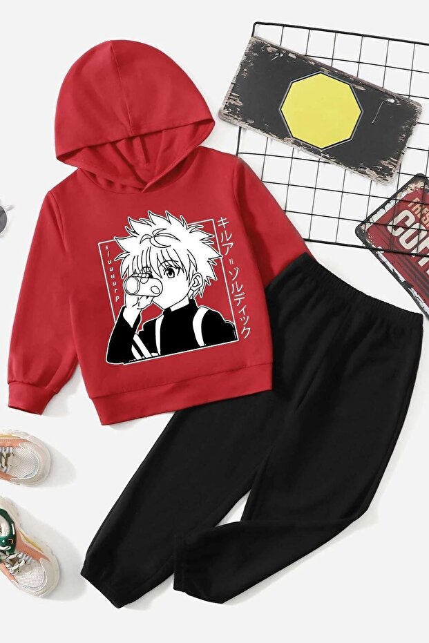Kids Killua Zoldyck Tracksuit Set