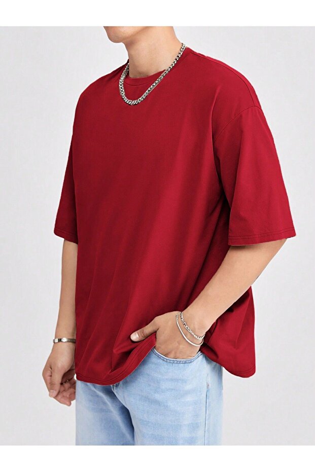 Unisex Large Size Relaxed Fit T-Shirt - Crew Neck T-Shirt