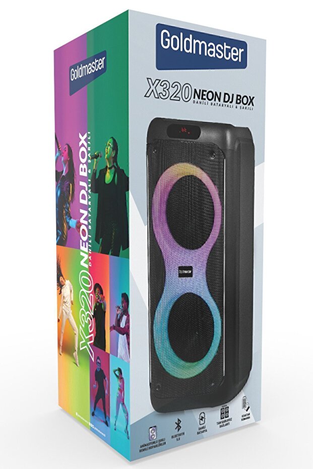 Neon X320 DJ BOX Bluetooth Hoparlör - 8
