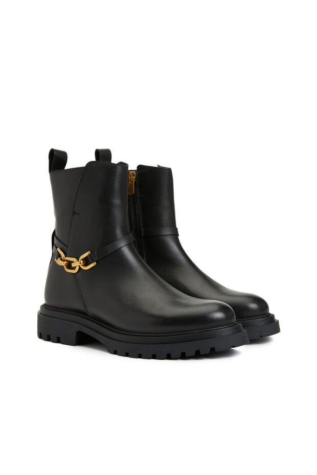 Siyah Kadın Deri Bot - 2