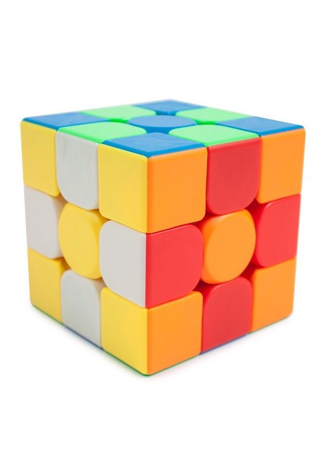 Moyu Meilong 3X3 Classic Speed Cube - 3X3 Stickersız Klasik Hızlı Rübik Zeka Küpü - 3