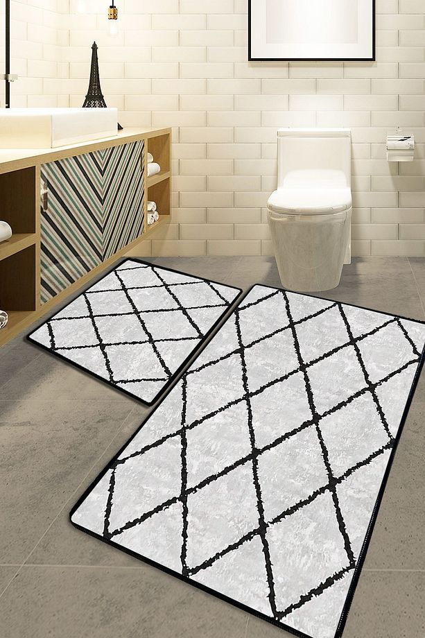 Creix 2'li Set Banyo Halısı Djtbanyo - 1