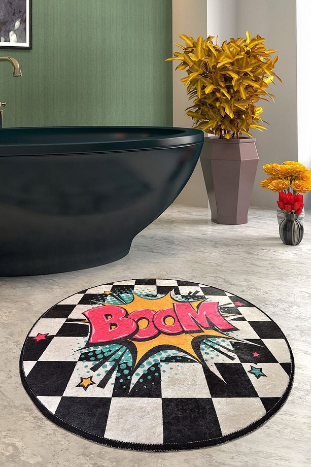 Boom Çap 100 Cm Banyo Halısı Djth - 1