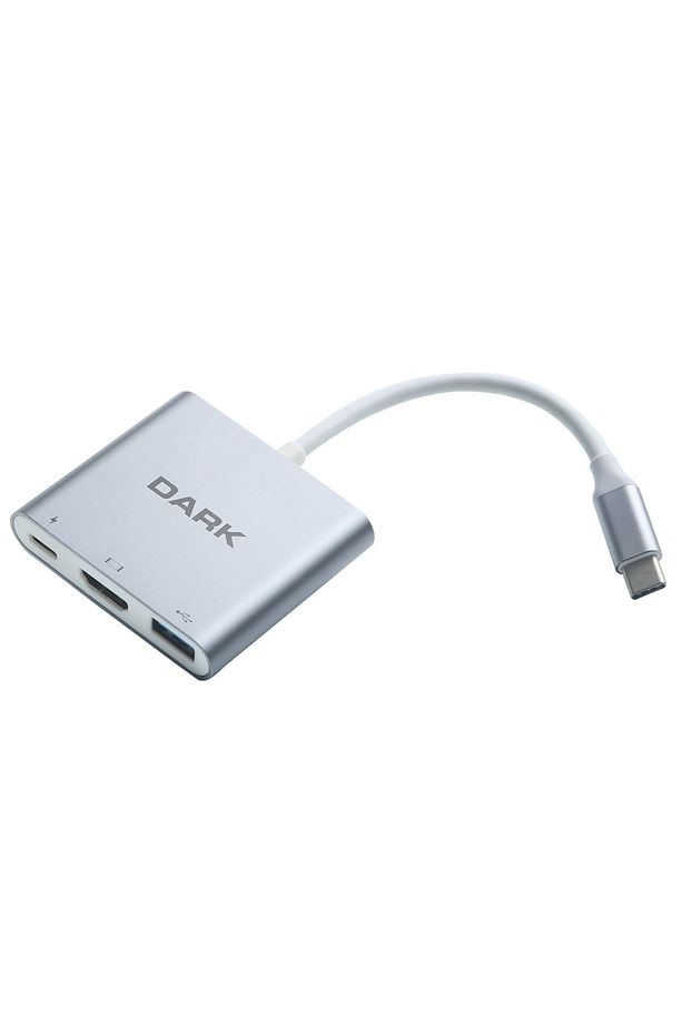 3 In 1 Usb3.1 Type C Erkek Hdmi Dönüştürücü (4k Uhd 60hz) / Usb 3.1 Type C Şarj Dönüştürücü - 1