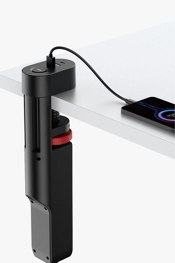Masa Tipi PD20W Akım Korumalı 3'lü Priz 2xUsb 1xType-C Girişli Kablolu Priz - 2