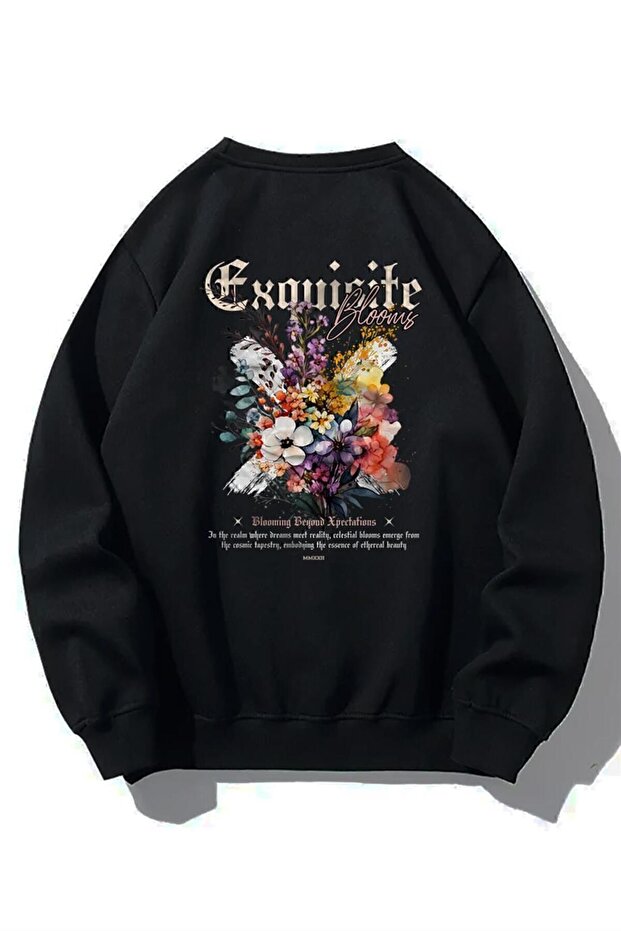 Unisex Oversize Exquisite Blooms Sweatshirt