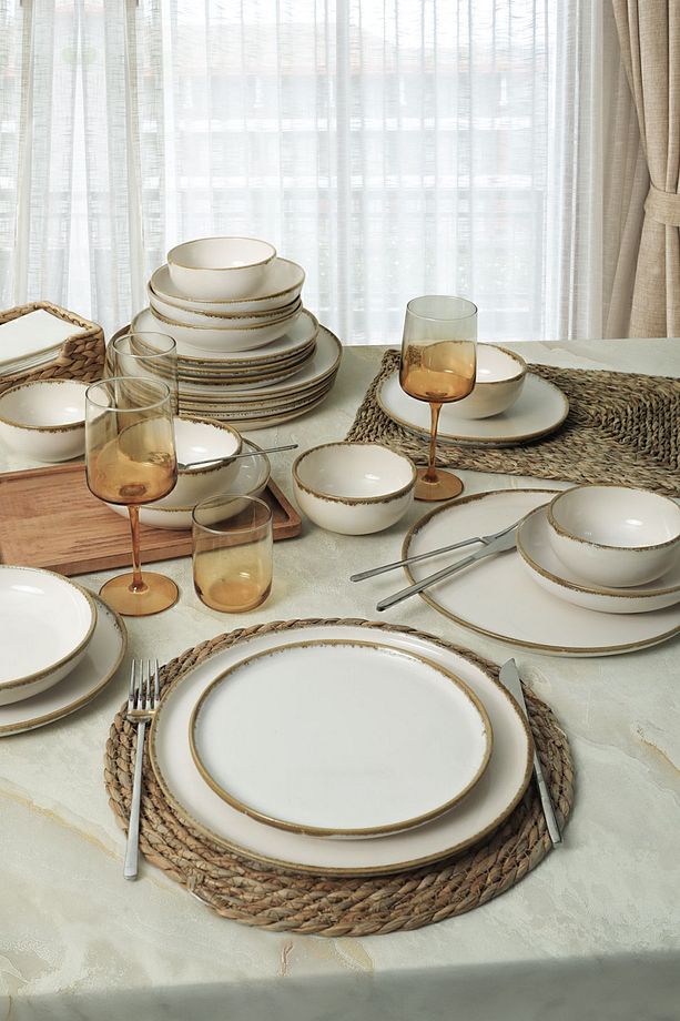 Straw Nordic Yemek Takımı 24 Parça 6 Kişilik - 2