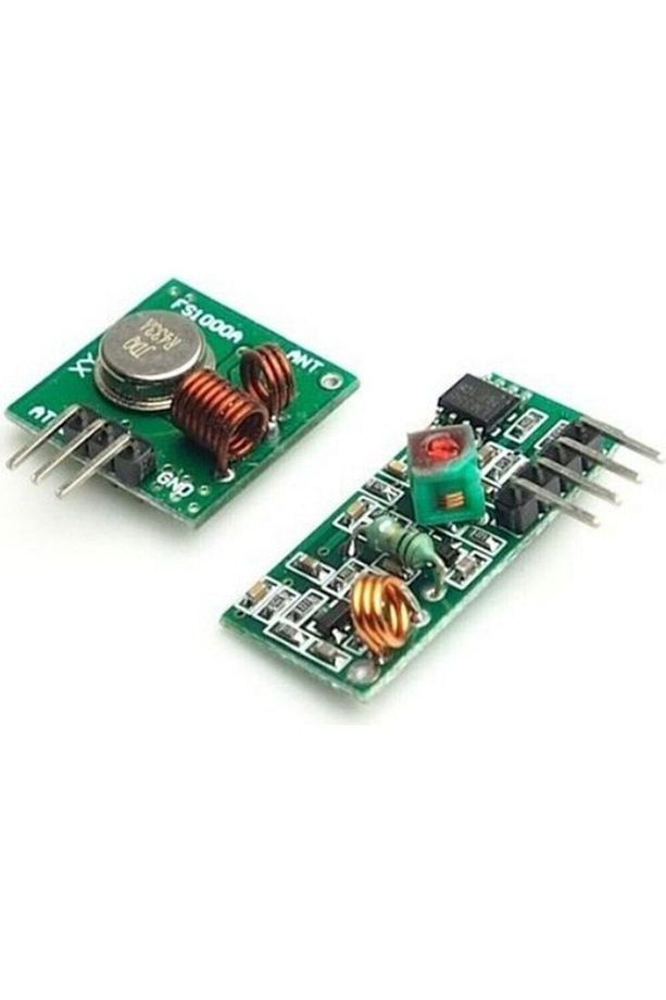 433 Mhz Rf Alıcı-verici Modül - Transmitter & Receiver Arduino Uyumlu (ANTENLİ) - 2