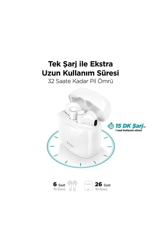 Airbeat Lite 2 Gerçek Kablosuz TWS Bluetooth Kulaklık - 4