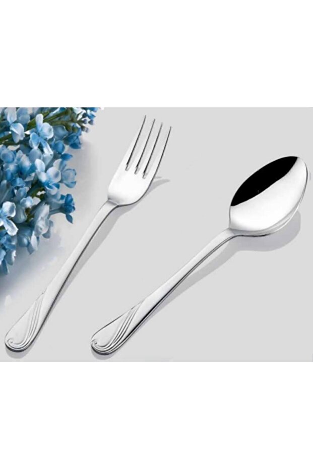 طقم شوكة ملعقة موديل سبرينج مكون من 60 قطعة - 1