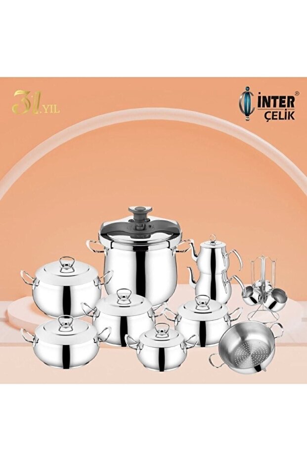 Inter Çelik Pratik 21 Parça Çeyiz Seti - 1
