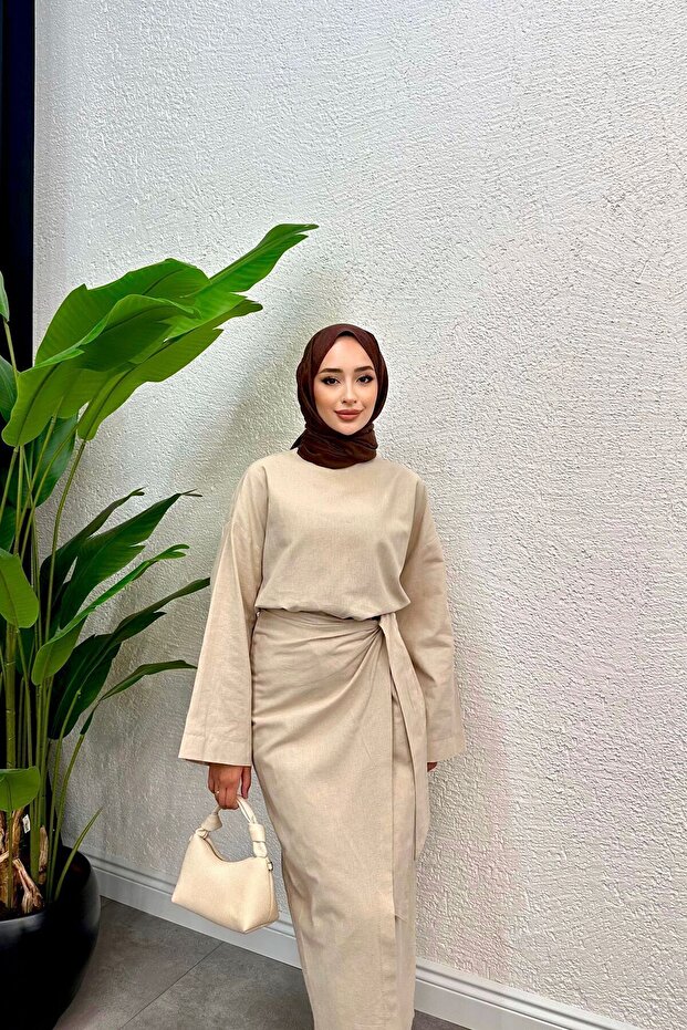 طقم كتان صوفيا بيج - 2