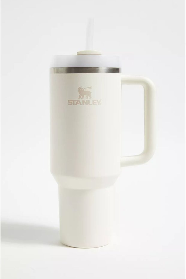 Quencher Thermos Cup with Straw 1.18 Lt Cream