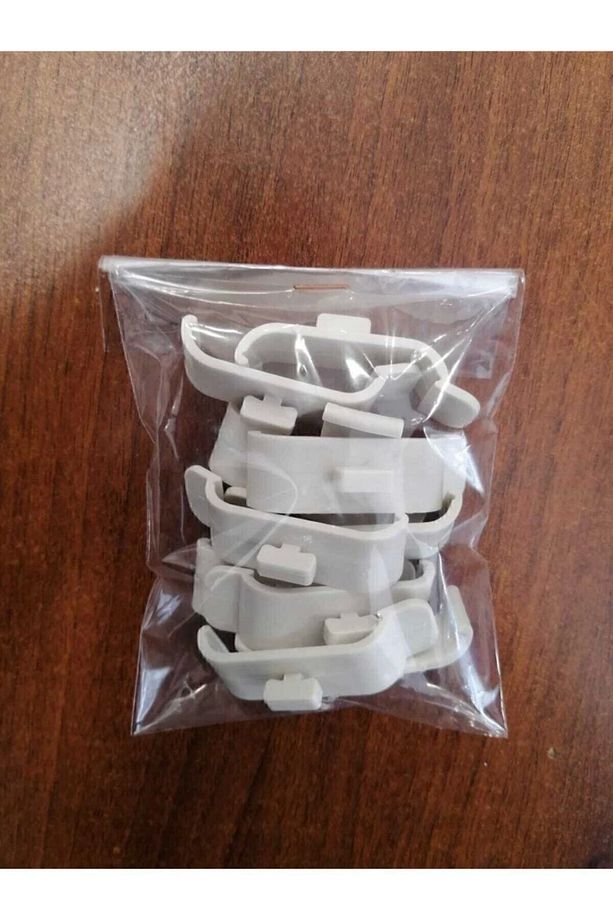 Stor Zebra Perde Pratik Kornişe Takma Aparatı 10 Adet Pratik Ayak Geniş Boy - 6
