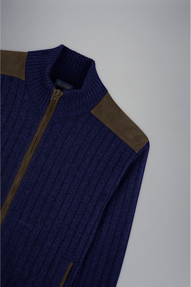 MEN'S ZIPPED PULLOVER C.W. WOOL - 4