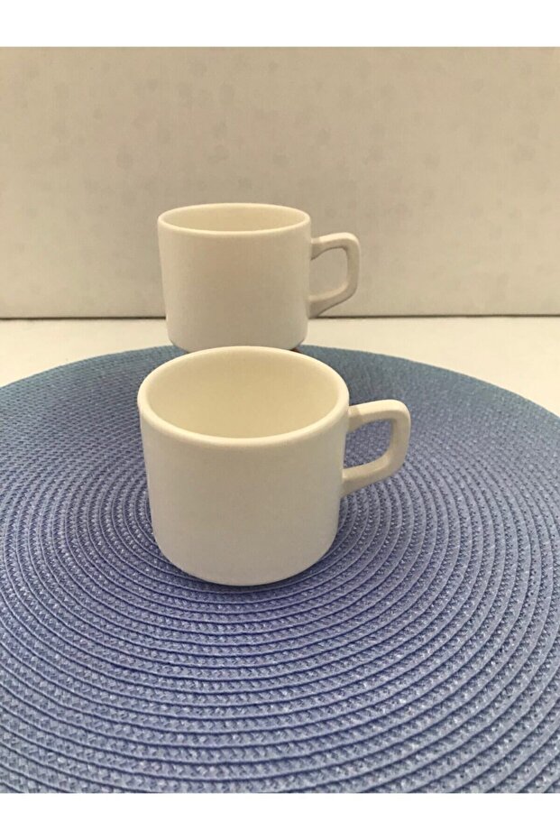 8 Cm Stackable Çay Fincanı Beyaz 2 Li - 2