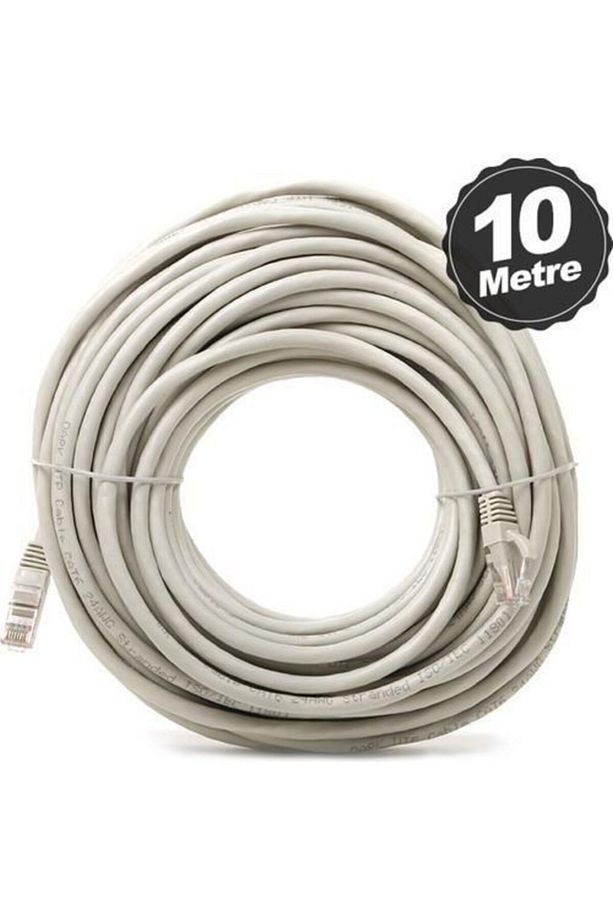 10m Cat6 Cu Awg24/7 Utp Gri Patch Network Kablosu Dk-cb-nt6u1000g - 1