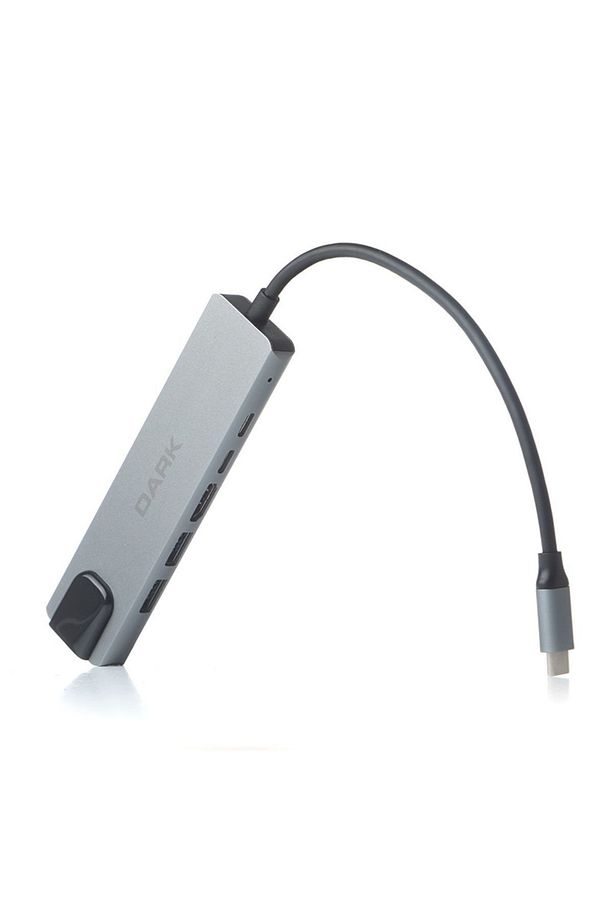 6 in 1 USB 3.2 Type-C to Ethernet / Hdmi / USB-C PD 100W Macbook & Notebook için Port Çoklayıcı Hub - 2