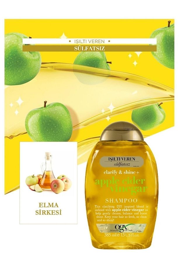 Apple Cider Vinegar Şampuan 385 Ml - 2