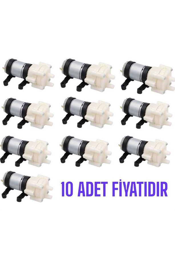 DC6-12V Mini Akvaryum Motoru Su Pompası - 10 ADET - 1