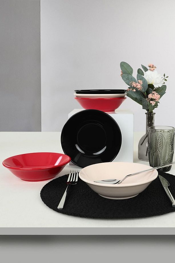 Noble Hitit Yemek Tabağı 18 Cm 6 Adet - 2