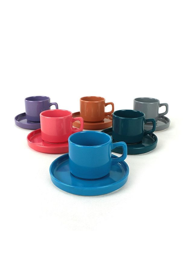 Mixed Stackable Çay Takımı 12 Parça 6 Kişilik 406-620 - 2