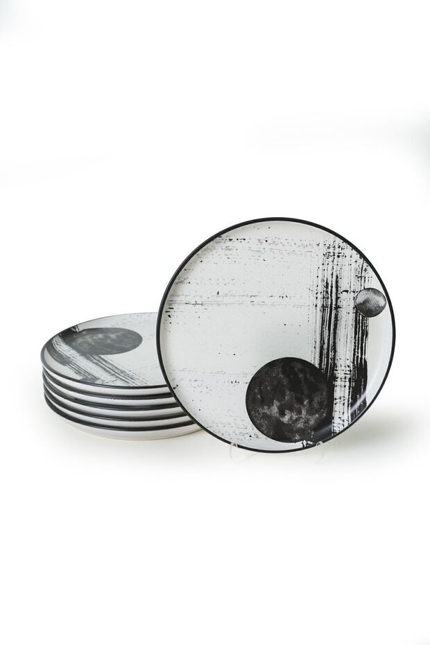 Shadowy Nordic Pasta Tabağı 22 Cm 6 Adet 21783 - 5