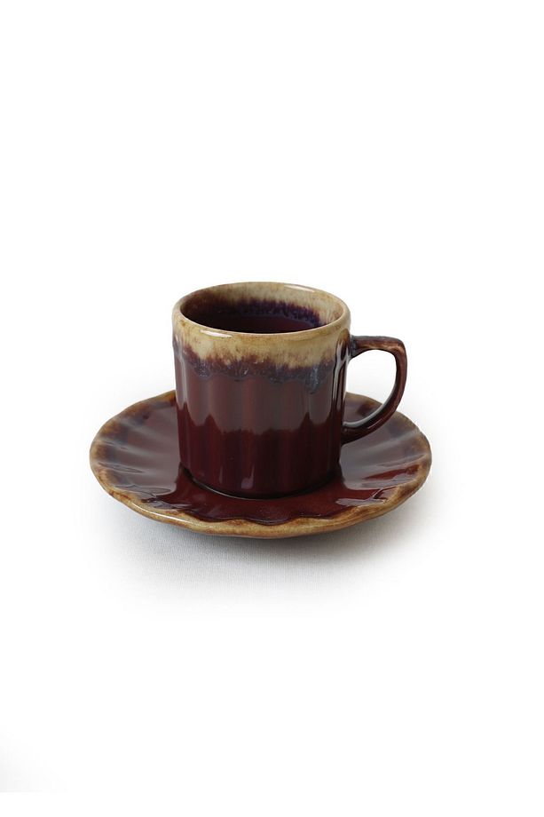 Shizen Mürdüm Sirius Kahve Takımı 12 Parça 6 Kişilik Q45 - 5