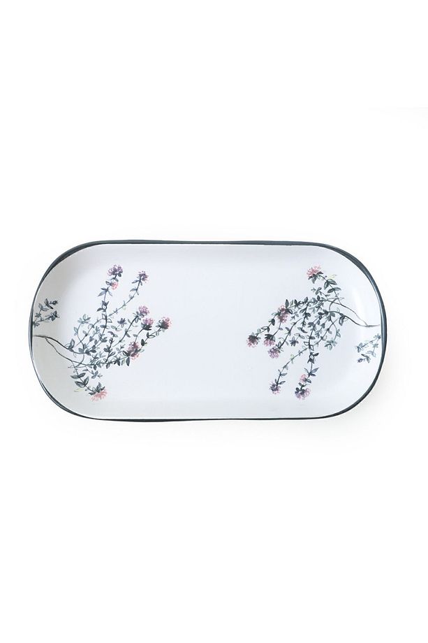 Çiçek Bahçesi Noyan Kayık Tabak 28 Cm 2 Adet 18938 - 7