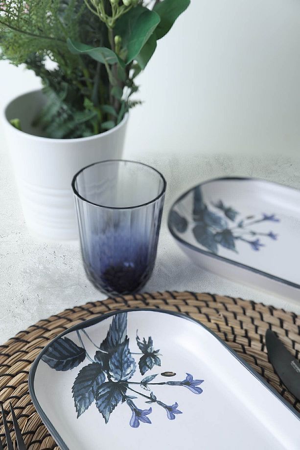 Çiçek Bahçesi Noyan Kayık Tabak 28 Cm 2 Adet 18943 - 3