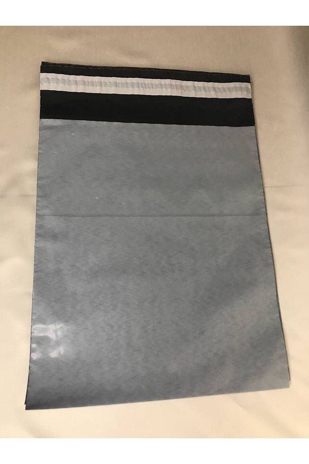5li Küçük Boy Kargo Poşet Gri Cepsiz Kargo Poşeti 24x30 5 (5 ADET) - 2