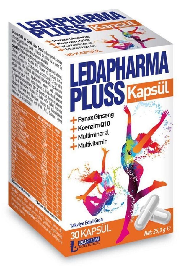 Pluss 30 Kapsül Panax Ginseng Co Q10 Multivitamin Multimineral - 1