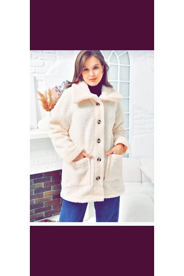 زر كبير الحجم غير مُبطن من الداخل والخارج ويلسوفت قطيفة - 5