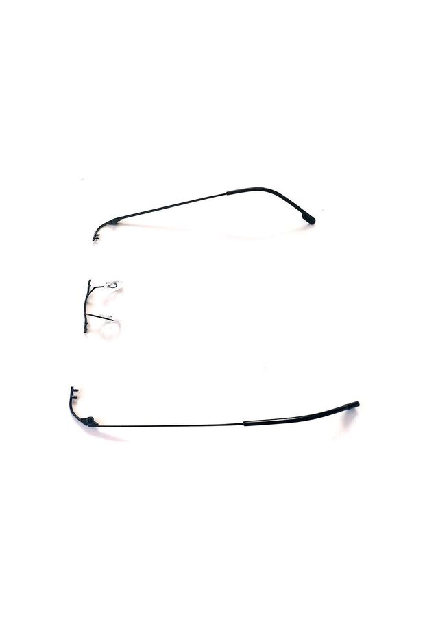 نظارة شمسية من التيتانيوم باللون الأسود - إطار مفصلي - 1